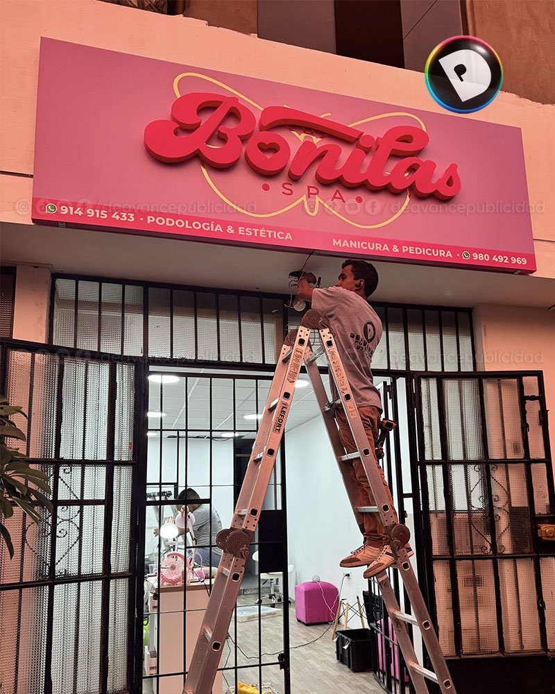 LETRAS VOLUMETRICAS BONITA