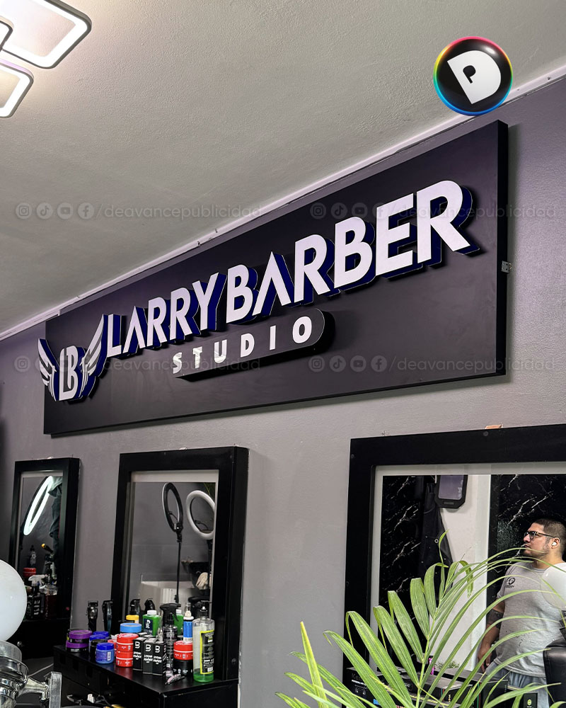 LETRAS VOLUMETRICAS LARRY BARBER