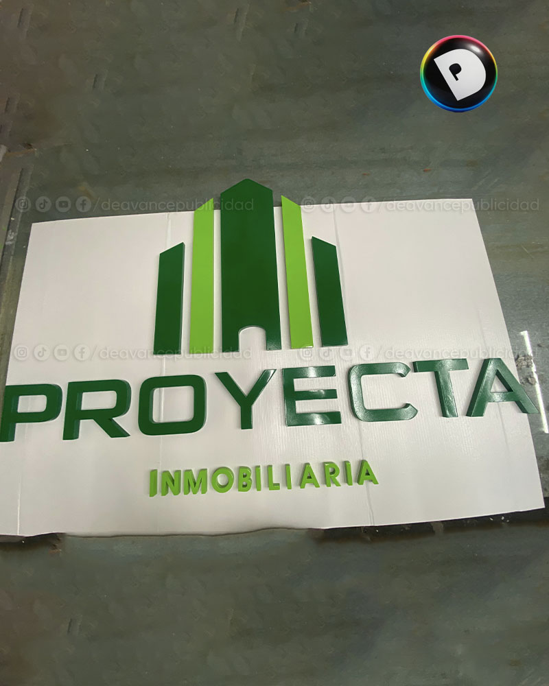 LETRAS VOLUMETRICAS PROYECTA