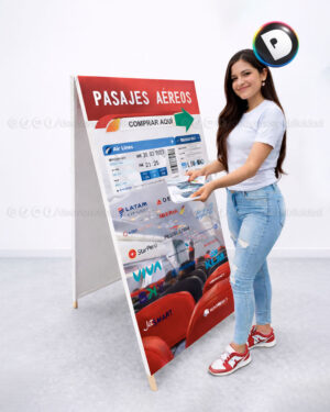 CABALLETE PUBLICITARIO