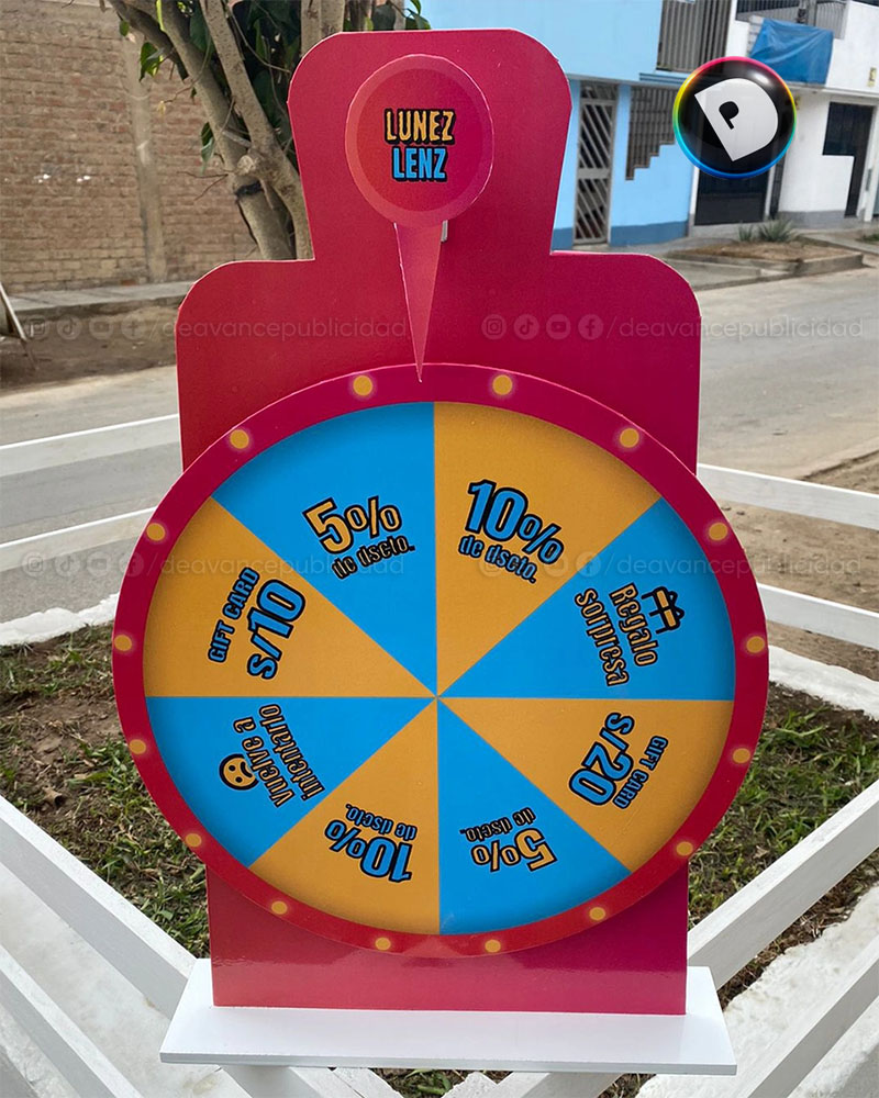 RULETA DE MESA LUNEZ LENZ