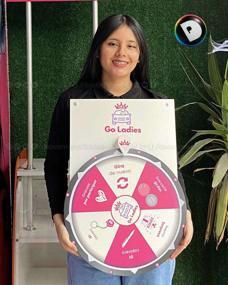 RULETA DE PECHO GO LADIES