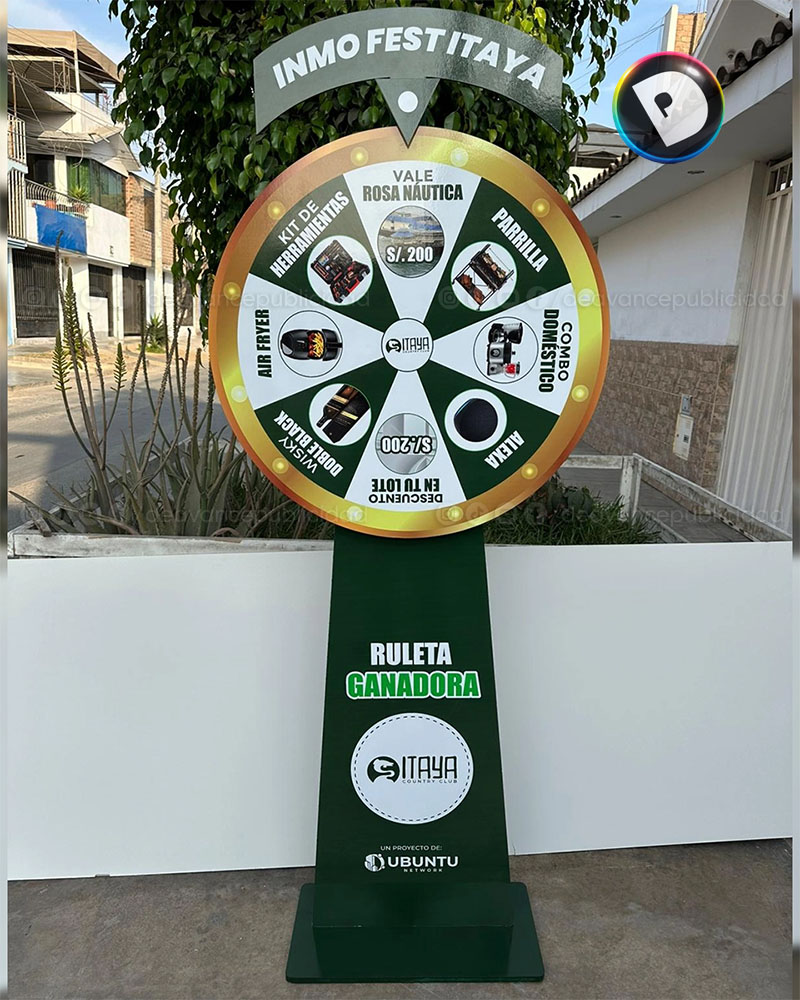 RULETA MDF ITAYA