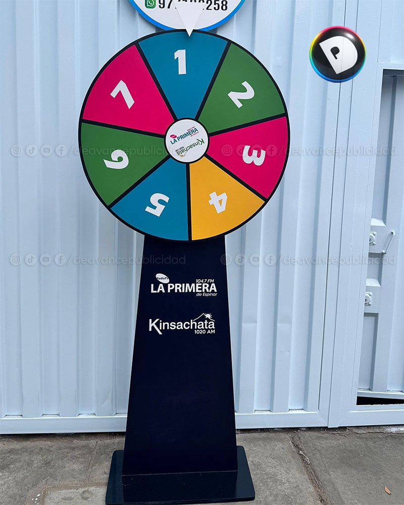 RULETA MDF LA PRIMAVERA