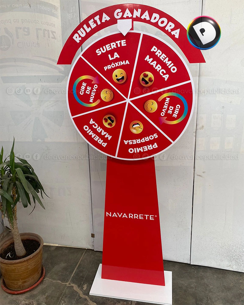 RULETA MDF NAVARRETE