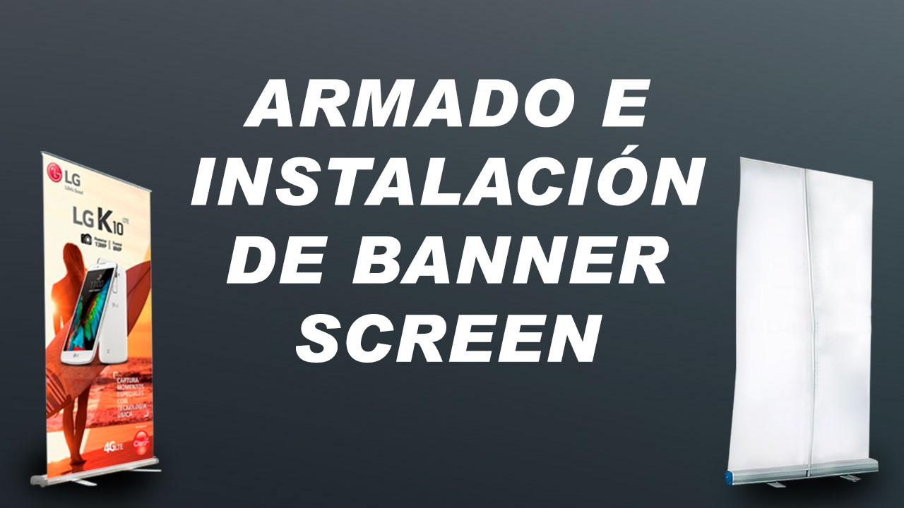 ¿CÓMO ARMAR E INSTALAR UN ROLL SCREEN?