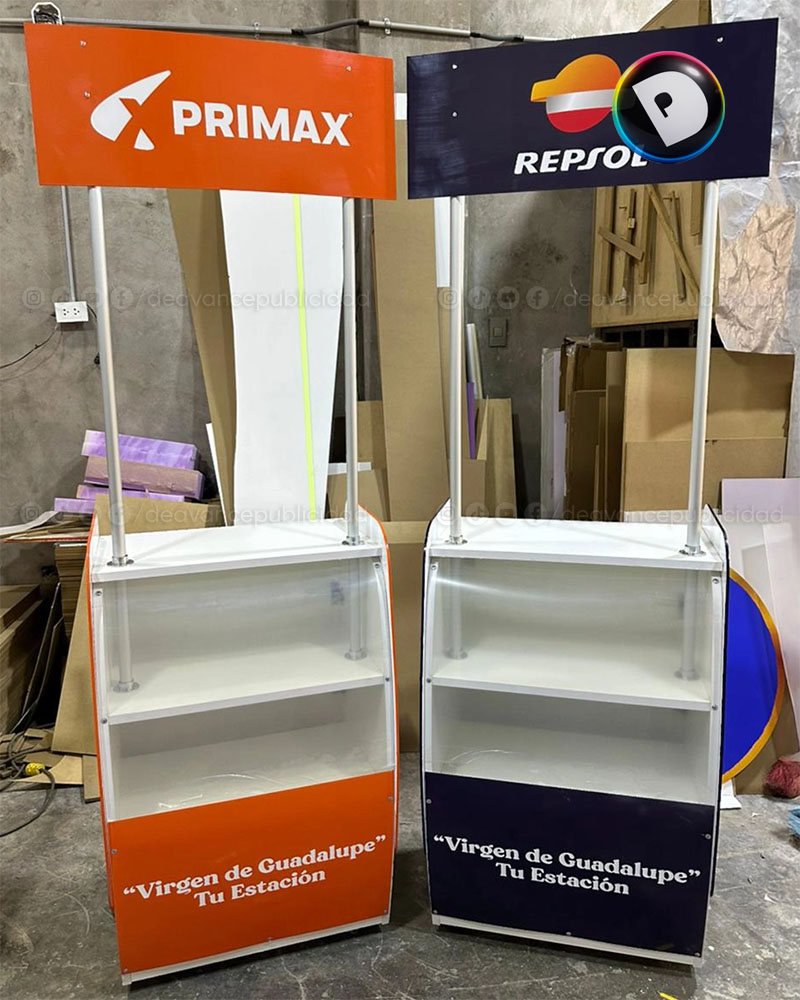 CARRITO EXHIBIDOR REPSOL PRIMAX