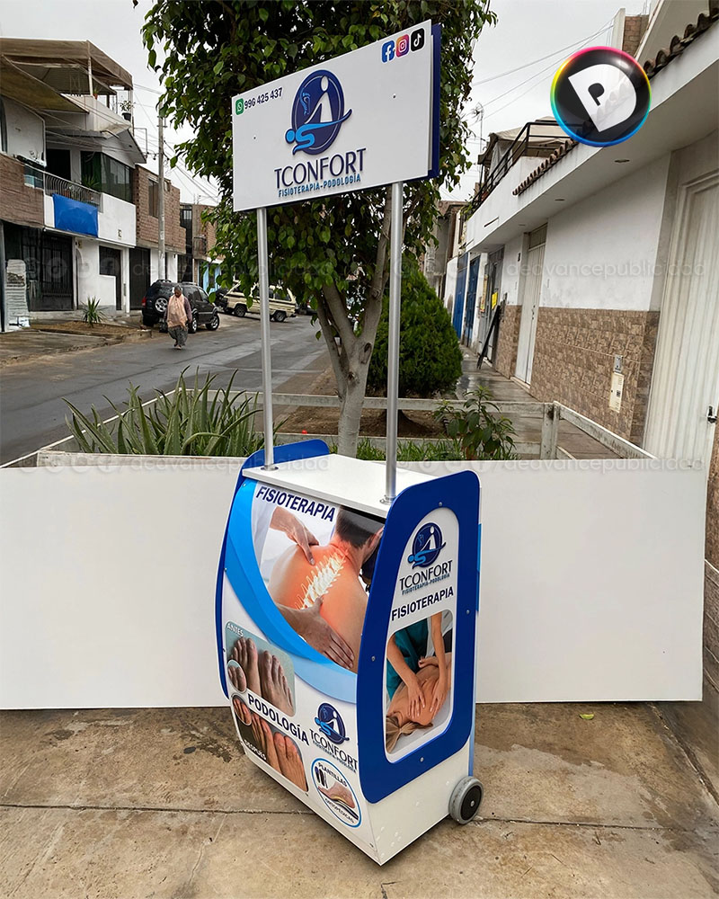 CARRITO EXHIBIDOR TCONFORT