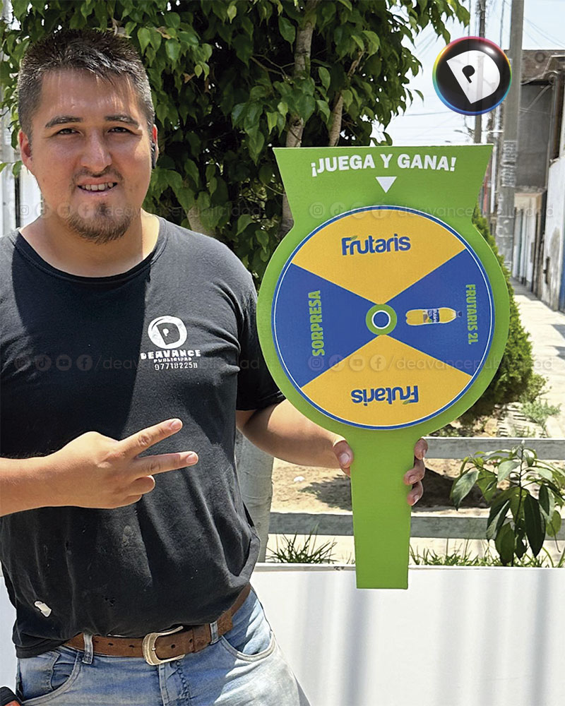 RULETA DE MANO FRUTARIS